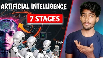 The 7 Stages of AI ! Stages of Artificial intelligence! Explained |