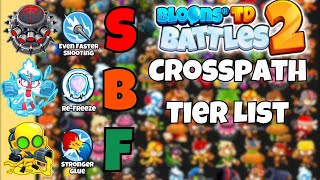 Bloons TD Battles 2 TIER LIST - Ranking ALL Crosspaths From WORST To BEST!
