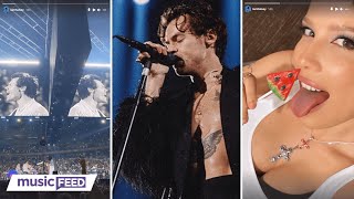 Harry Styles DEDICATES 'Kiwi' To Halsey On Tour After Welcoming First Child!
