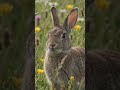 Rabbit in Flower Meadow 🐇 | AI Wildlife #animals