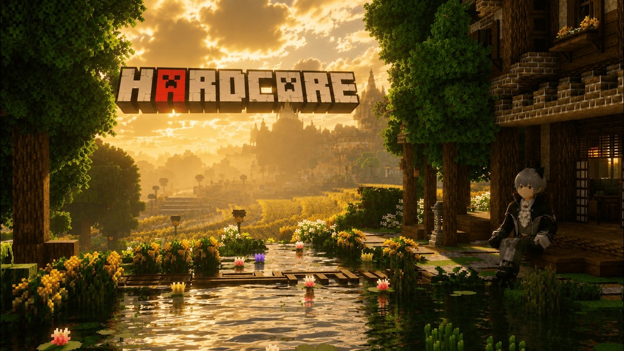 VTuber Building In Hardcore Minecraft - Day 3 #minecraft #hardcore #vtuber