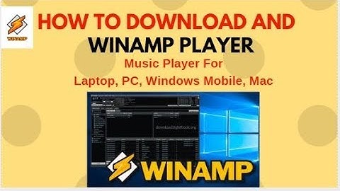 Best Winamp Music Player Software| Download and install | Easy to way | Audio/Video Player