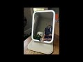 ZHUOTHAN Rechargeable Travel Mirror with Light, LED Makeup Mirror with Lights, Portable Vanity Mirro