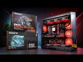 13 minutes of BUILDING a GAMING PC | BLACK/FULL RGB POV PC BUILD | R5 9600X + RX 9070XT GIGABYTE