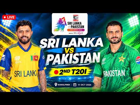 🔴 LIVE | 2nd T20I  SRI LANKA 🇱🇰 vs PAKISTAN 🇵🇰  Sri Lanka Tour of Pakistan 2026