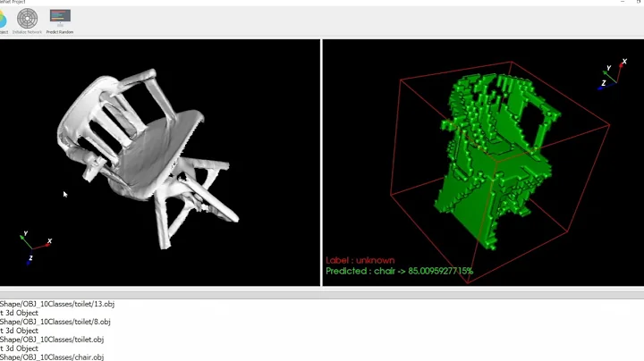 3D Object classification (Voxel-based CNN)