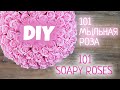 Making of 101 soapy roses hat box