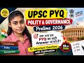 🔥 UPSC Prelims 2026 Polity & Governance के 10 Important PYQ | Answer + Explanation | Gyan Drashti