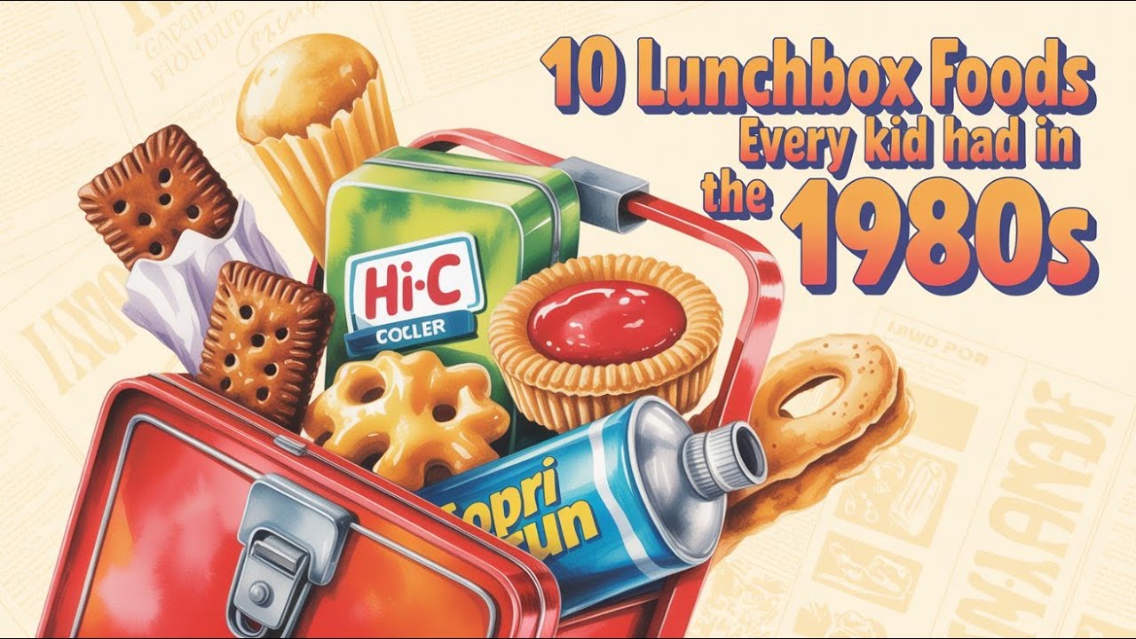 10 лучших продуктов для ланч-боксов, которые ели все дети в 1980-х годах