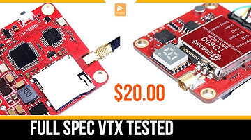 Full Spec $20 VTX With DVR // Eachine TD600 DVR VTX HAS IT ALL!!