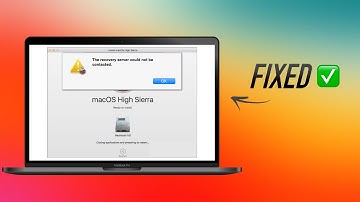 How To Fix The Recovery Server Could Not Be Contacted Error On Macbook!