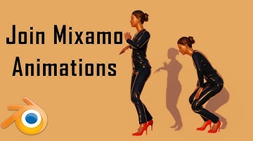 Join mixamo animations in blender