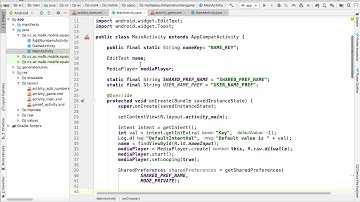 Android Learning - Saving Data in Shared Preferences and Maintaining Activity State
