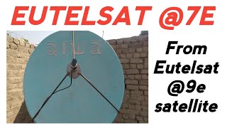 Eutelsat @7e satellite from Eutelsat @9e satellite complete & easy dish antenna setting. screenshot 2
