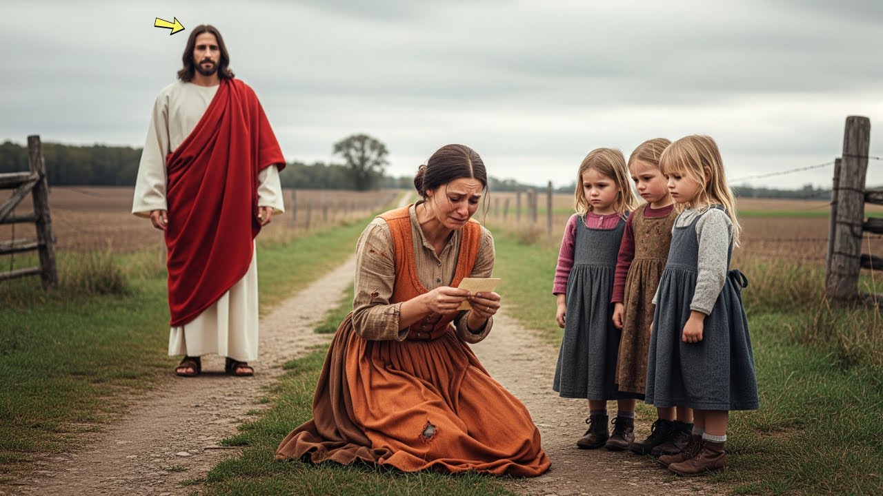 Expulsa de casa com suas três filhas, a viúva fez um último pedido… e Jesus à respondeu pessoalmente