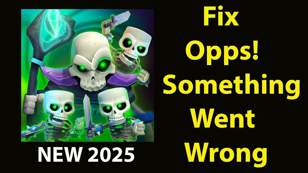 Fix Clash Of Wizards  App Oops Something Went Wrong Error | Fix Clash Of Wizards  went wrong error