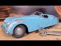 HUGE 1950's Doepke Jaguar XK120 Toy Restoration