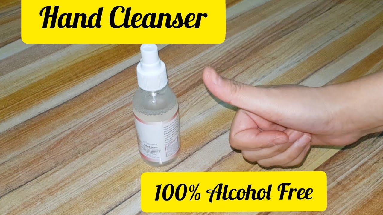 How to make Hand Cleanser in Home/ Alcohol free cleanser with