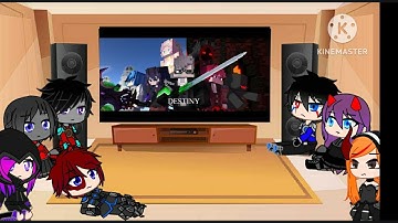 Rainimator friends react to "Destiny" - A Minecraft Music Video