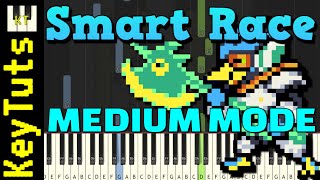 Video thumbnail of "Smart Race [Deltarune: Chapter 2] by Toby Fox - Medium Mode [Piano Tutorial] (Synthesia)"