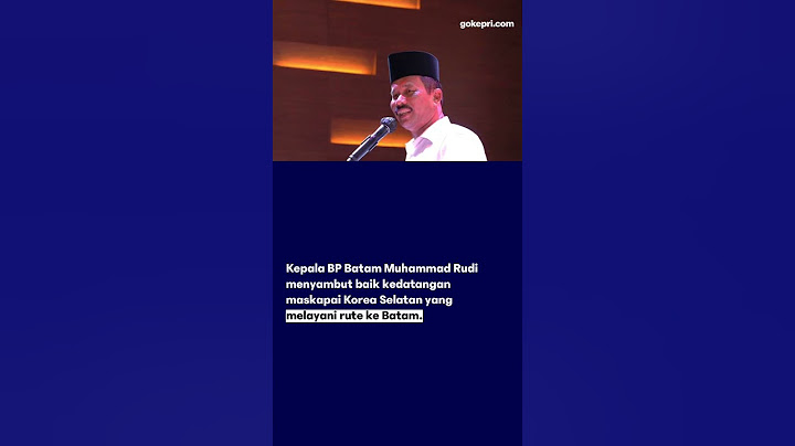 Penerbangan dari Korea Selatan ke Batam