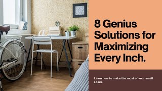 🏡 Ultimate Small Space Solutions: 8 Genius Hacks to Maximize Every Inch | RefreshNest