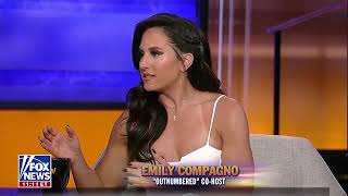 Emily Compagno Showing Hot Tan Lines on Gutfeld!