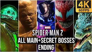 Marvel's Spider-Man 2 All Main+Secret Boss Fights & Ending (Spectacular Difficulty) (4K60fps)