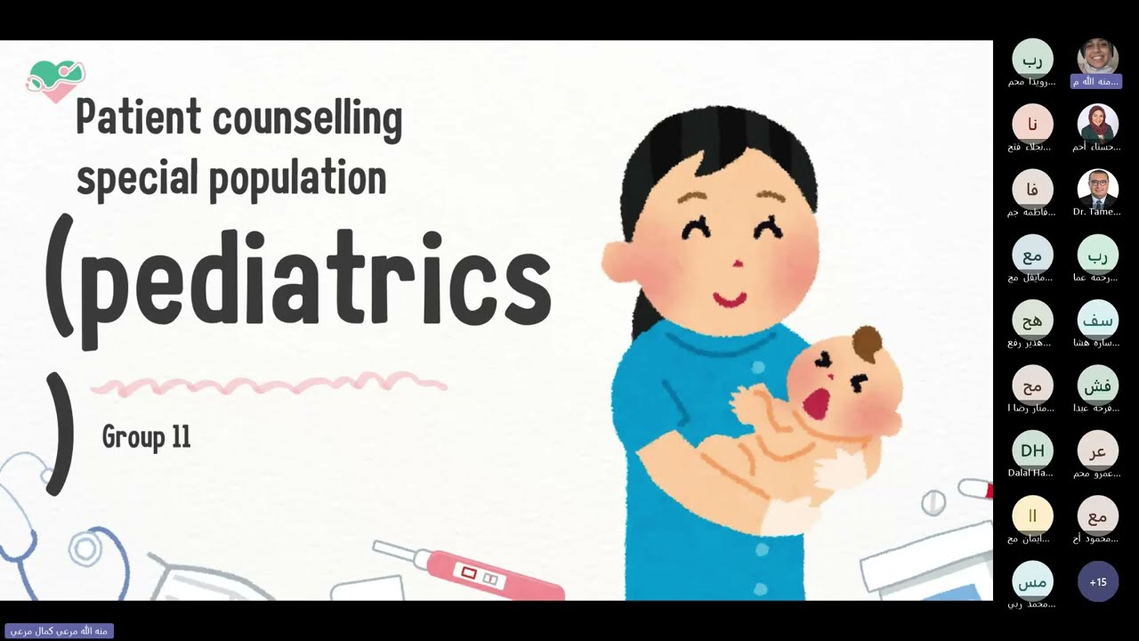Counseling special Populations: Pediatrics