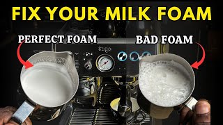 Why Your Milk Foam Is Ruining Your Latte art  (And How to Fix It)