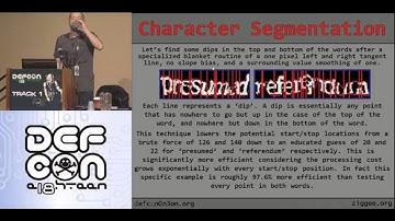 DEFCON 18: Decoding reCaptcha