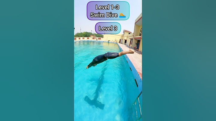 How to Dive for Swimming (Level 1-3) #swimmingtips #swimming