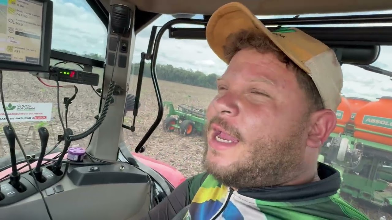 Plantio quase encerrando, mas o toco não perdoa!-VLOG