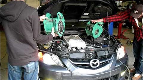 Mazdaspeed 3 Dyno pull 2, Cobb Stage 2