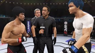 Bruce Lee vs. Anime (EA Sports UFC 2) - CPU vs. CPU