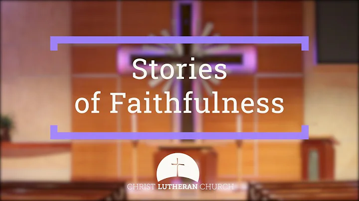 Stories of Faithfulness Week 1 | Dana Schmidt
