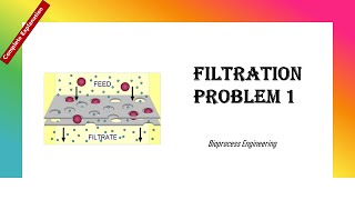 Filtration Problem Lecture Series 1 || Bioprocess Engineering || GATE Biotechnology (BT)