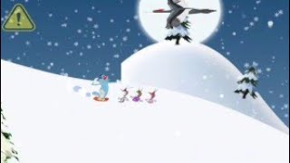 Oggy Ski Adventure game screenshot 1