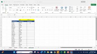 Use CTRL+E Flash Fill Full Name || Bangla Tutorial excel Tips ||TECH MIRAJBD||