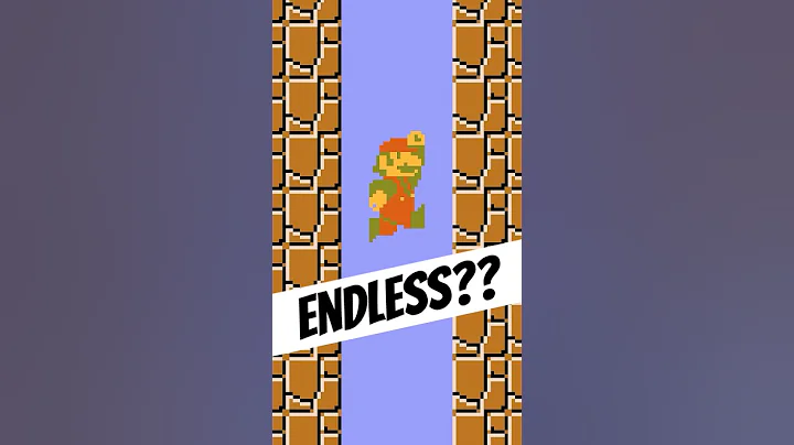 The ENDLESS PIT in Super Mario Bros. (NES)!!