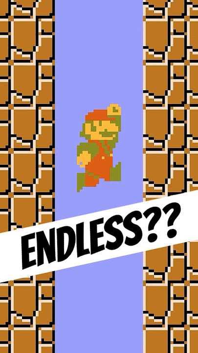 The ENDLESS PIT in Super Mario Bros. (NES)!!