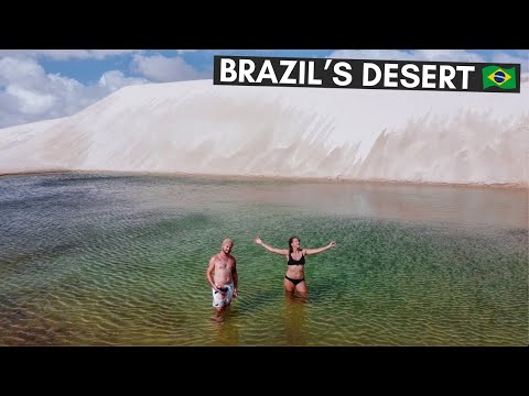 YOU WON'T BELIEVE THIS PLACE EXISTS IN BRAZIL 🇧🇷 THE LENÇÓIS MARANHENSES DESERT LAGOONS