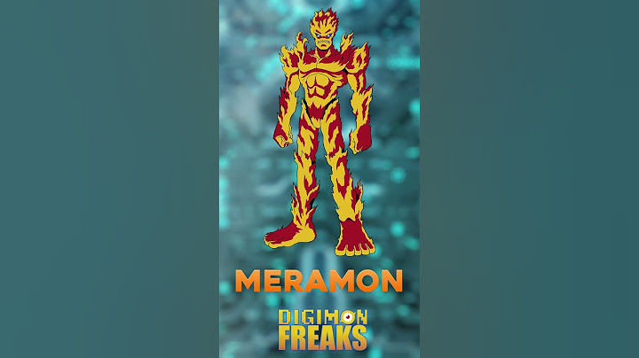 MERAMON El DIGIMON de FUEGO de la ISLA FILE