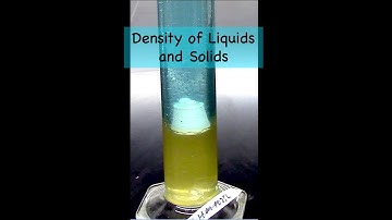 Density of Liquids and Solids