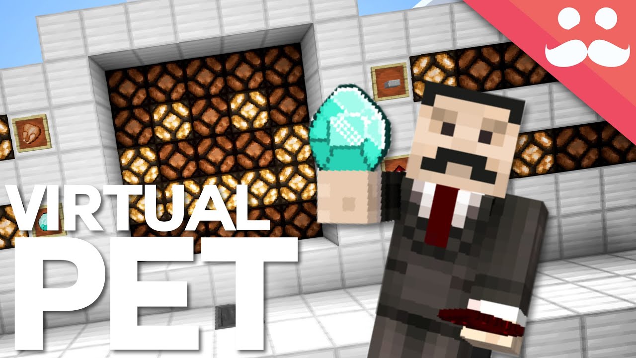 How to Build a VIRTUAL PET in Minecraft! YouTube