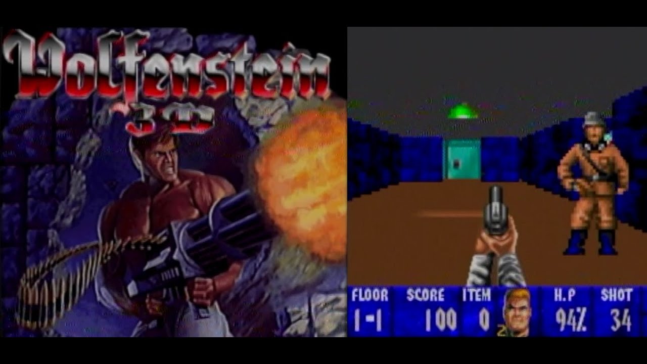 Wolfenstein 3D no SNES (emulador) YouTube