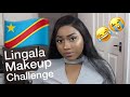 LINGALA FACILE MAKEUP TUTORIAL CHALLENGE PONA BA MAMA| BILOBELA MWANZA FT. AFSISTER WIG