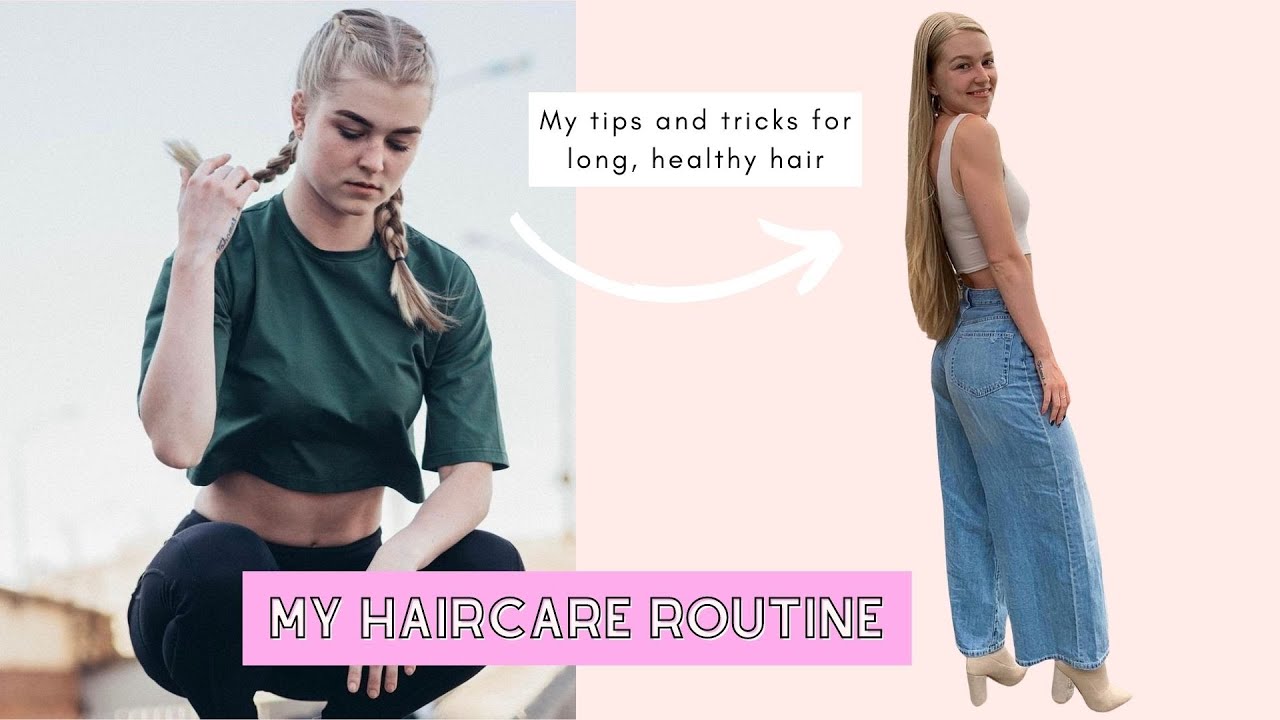 My Haircare Routine for long, healthy hair - YouTube