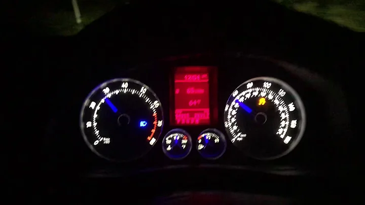 VW 2008 Golf R32 launch control brutal  acceleration