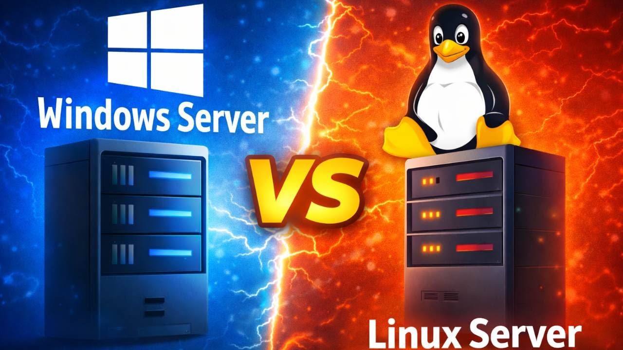 Windows Server vs Linux Server | Differenze reali in azienda - YouTube
